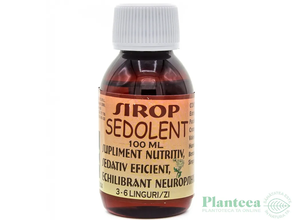 Sirop SedoLent [Sedativ Ehilibrant neuropsihic] 100ml - ELIDOR