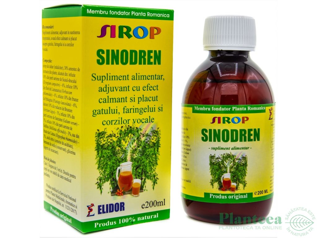 Sirop sinodren 200ml - ELIDOR