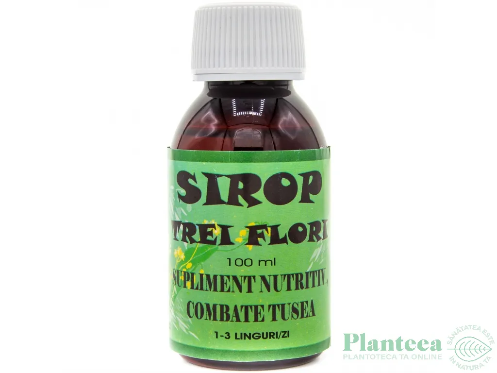 Sirop trei flori [Combate tusea] 100ml - ELIDOR