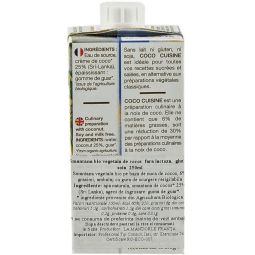 Crema vegetala cocos eco 250ml - LA MANDORLE