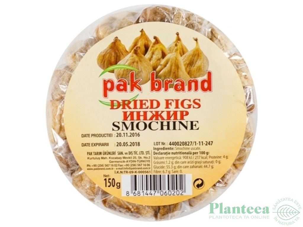 Smochine uscate 150g - FRUKT LAND