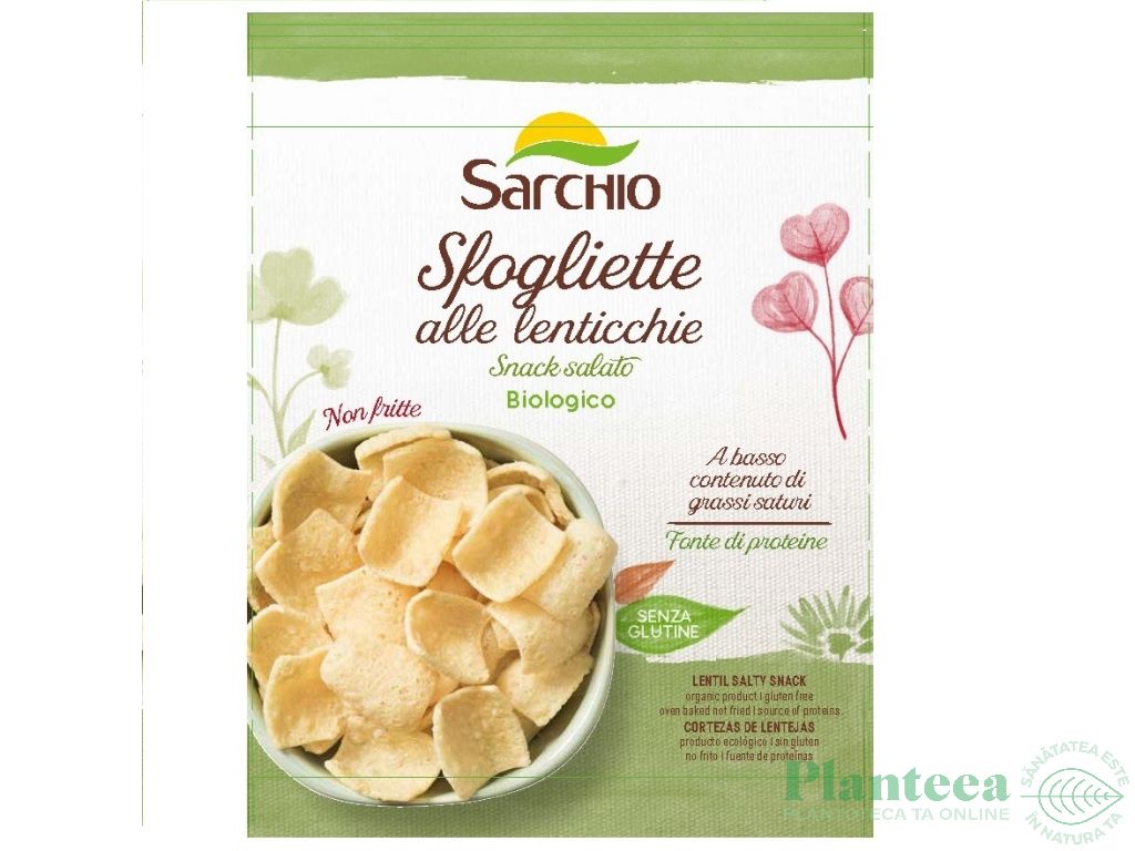 Snacks linte fara gluten eco 50g - SARCHIO