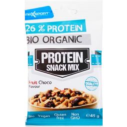 Snacks mix proteic fructe ciocolata eco 45g - MAXSPORT