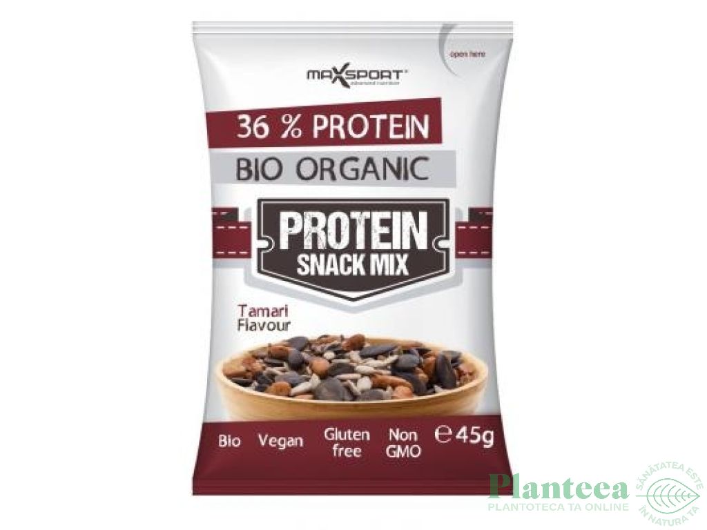 Snacks mix proteic sos tamari eco 45g - MAXSPORT