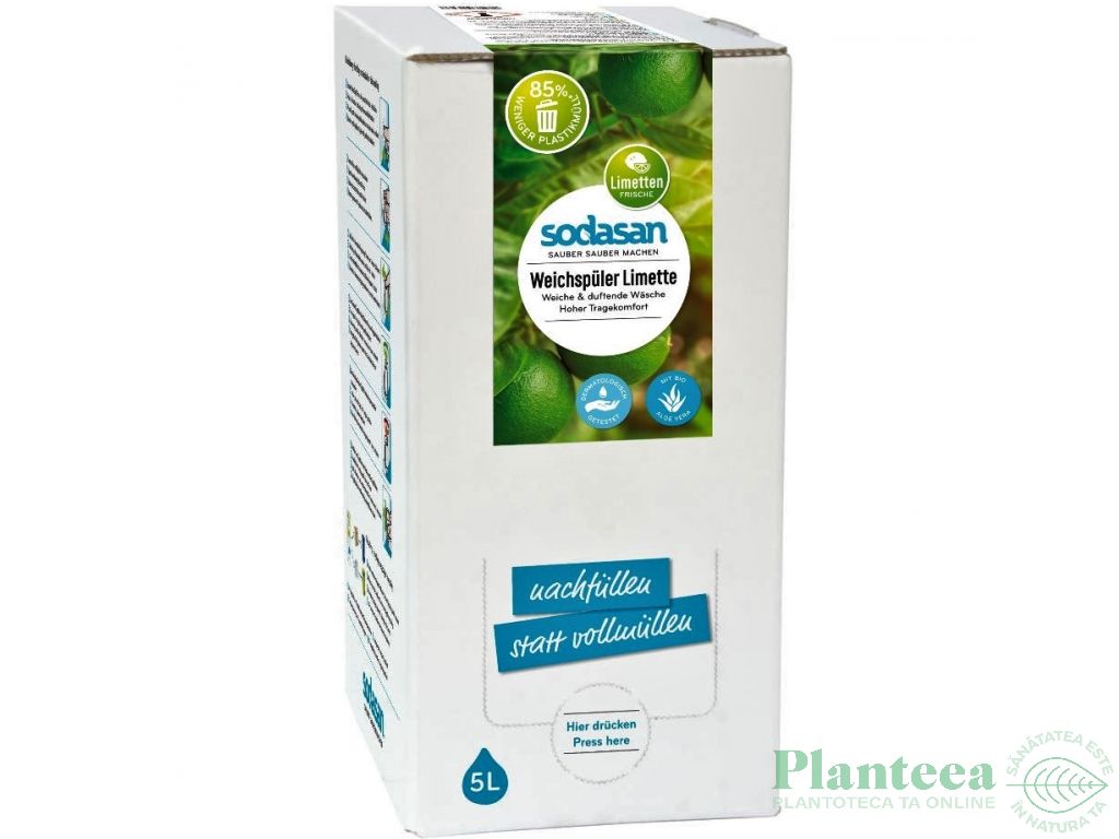 Balsam clatire rufe lime 5L - SODASAN