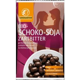 Boabe soia invelite ciocolata amaruie eco 55g - LANDGARTEN