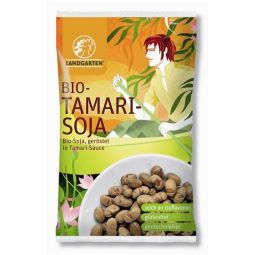 Soia boabe prajita in sos tamari 50g - LANDGARTEN