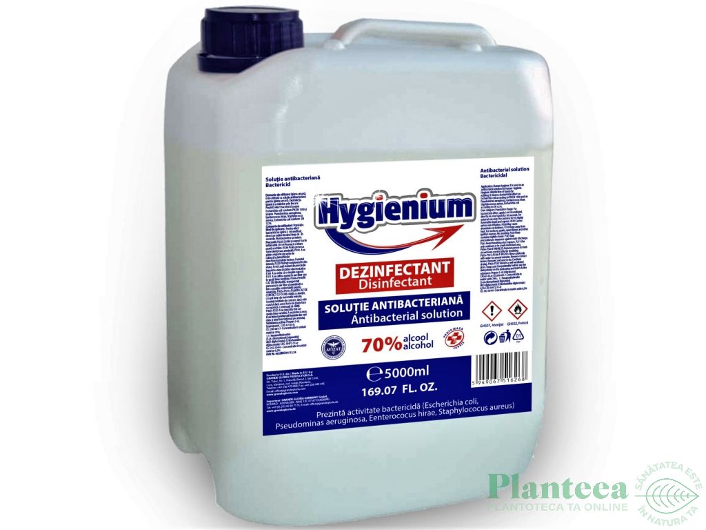 Solutie antibacteriana dezinfectare maini 5L - HYGIENIUM