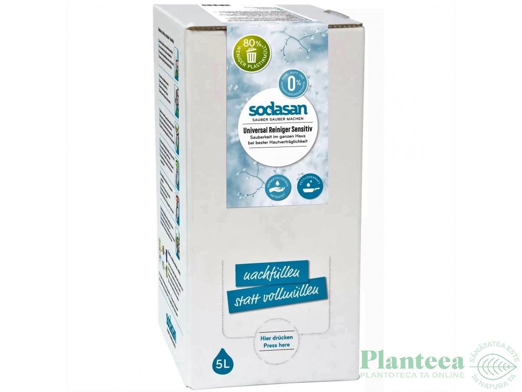 Solutie curatare universala Sensitiv 5L - SODASAN