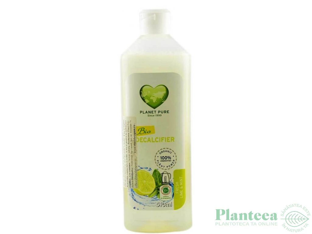 Solutie anticalcar lamaie menta {pv} 510ml - PLANET PURE