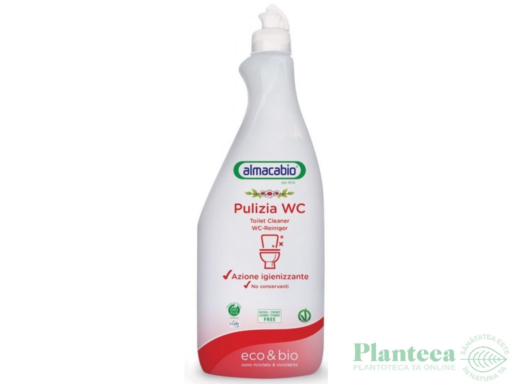 Solutie curatare toaleta eco 750ml - ALMACABIO