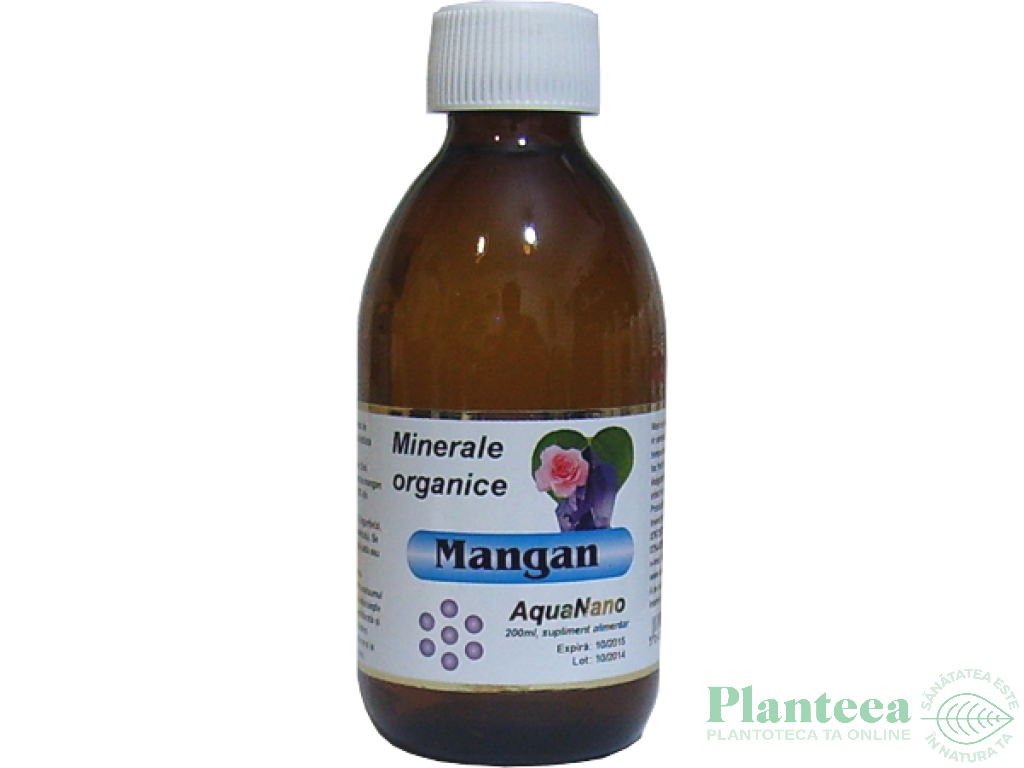 Mangan organic llichid Minerale 200ml - AQUA NANO