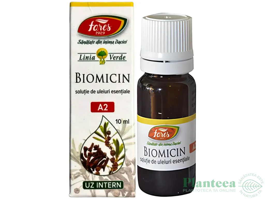 Solutie uleiuri esentiale Biomicin clasic 10ml - FARES