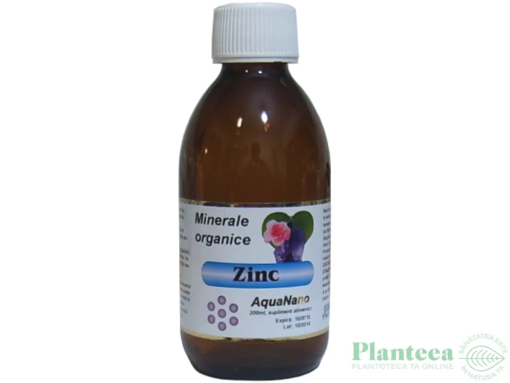 Zinc organic lichid Minerale 200ml - AQUA NANO