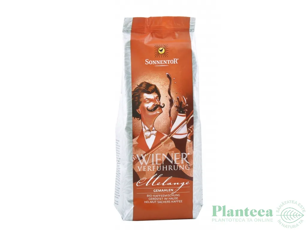 Cafea boabe arabica melange Ispita Vieneza eco 500g - SONNENTOR