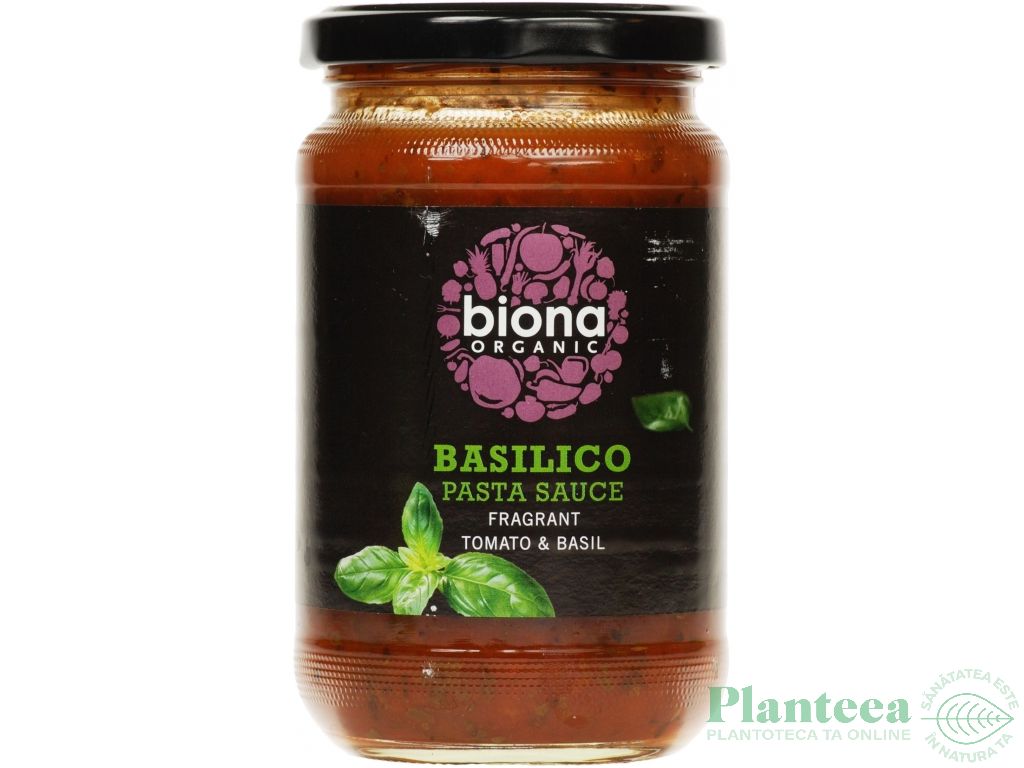 Sos tomat busuioc Basilico pt paste eco 350g - BIONA