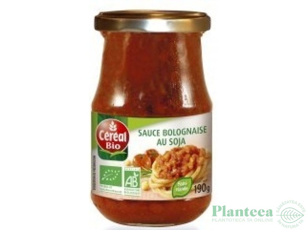 Sos tomat Bolognese soia eco 190g - CEREAL BIO