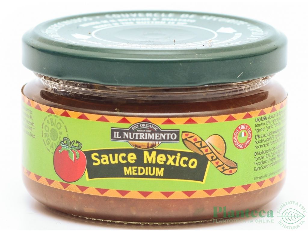 Sos tomat mexican mediu eco 180g - IL NUTRIMENTO