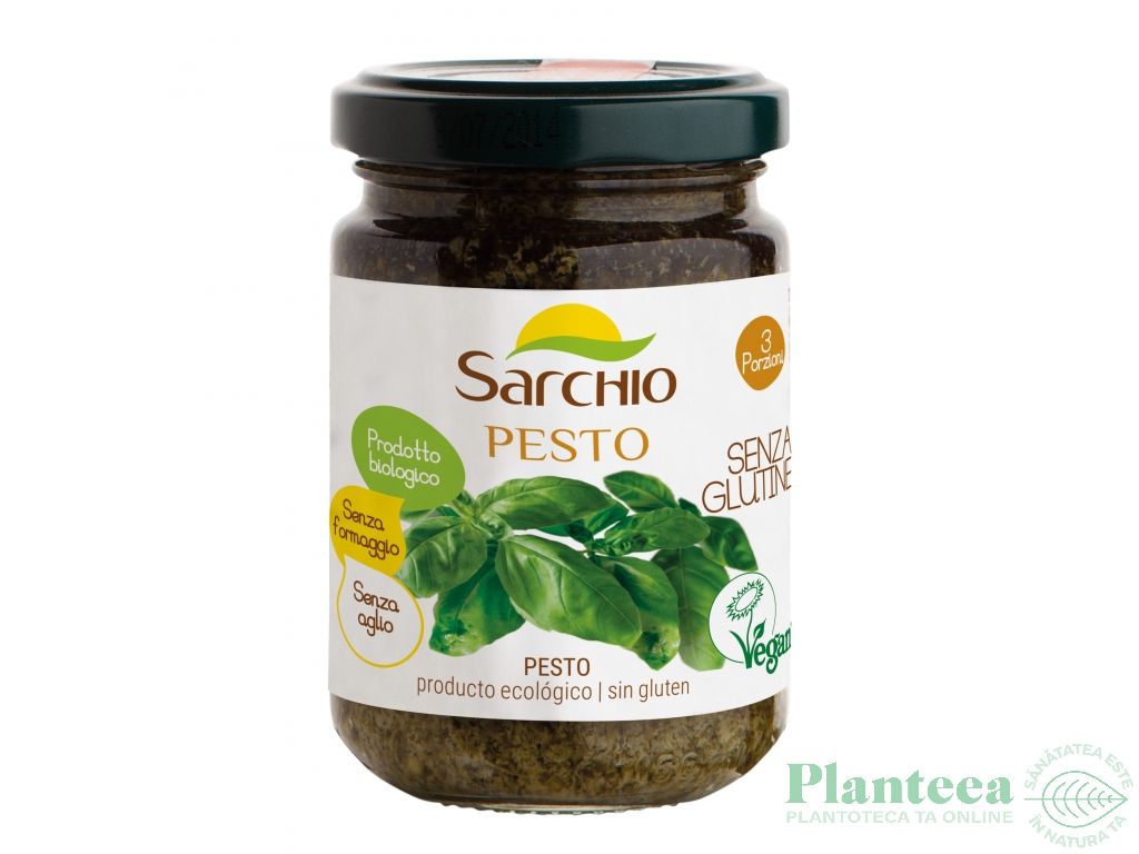 Pesto verde fara gluten eco 130g - SARCHIO