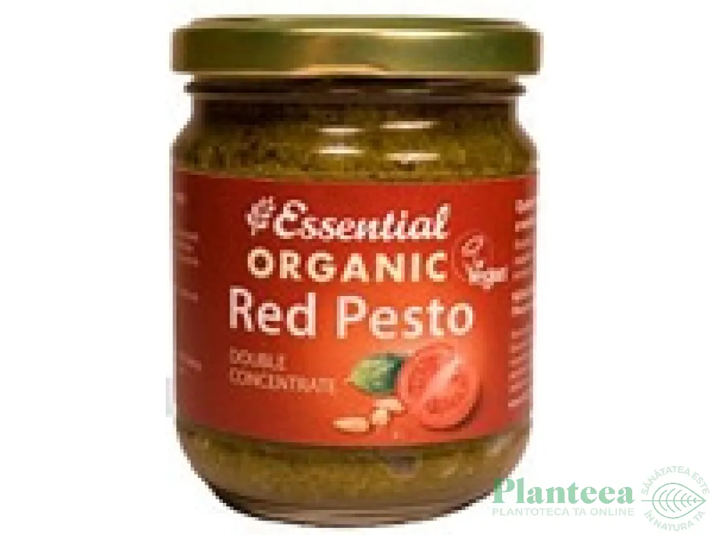 Pesto rosu dublu concentrat eco 180g - ESSENTIAL ORGANIC