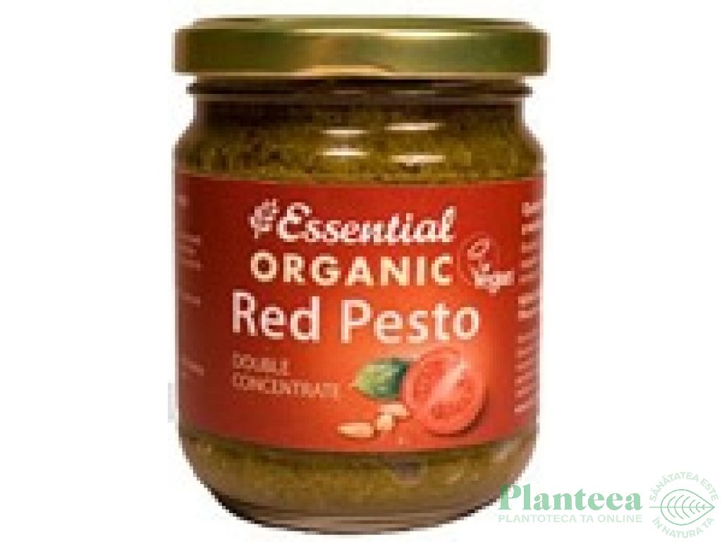 Pesto rosu dublu concentrat eco 180g - ESSENTIAL ORGANIC