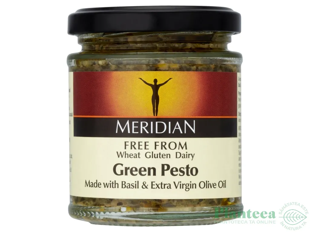 Pesto verde busuioc fara gluten 170g - MERIDIAN