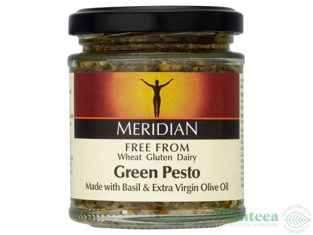 Pesto verde busuioc fara gluten 170g - MERIDIAN