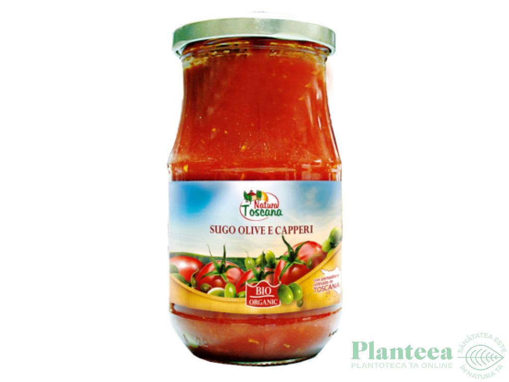 Sos tomat masline capere eco 340g - NATURA TOSCANA