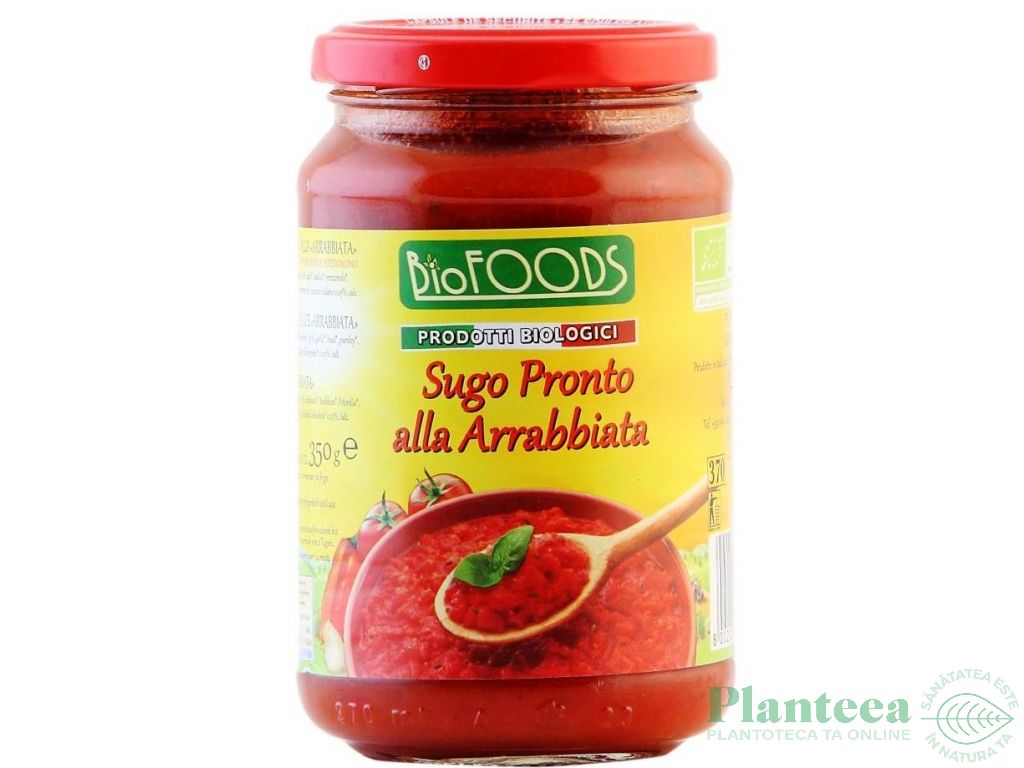 Sos tomat Arrabbiata 350g - BIOFOODS