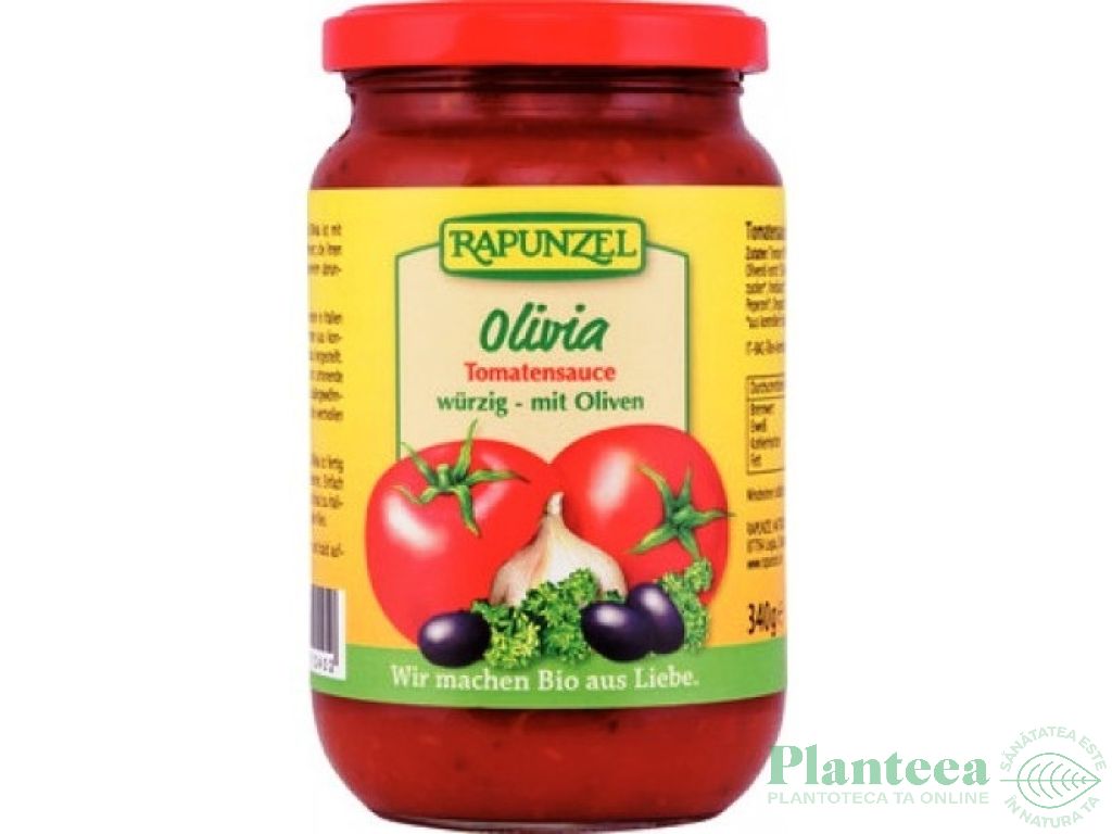 Sos tomat masline Olivia eco 370g - RAPUNZEL