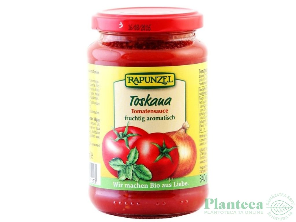 Sos tomat Toskana eco 340g - RAPUNZEL