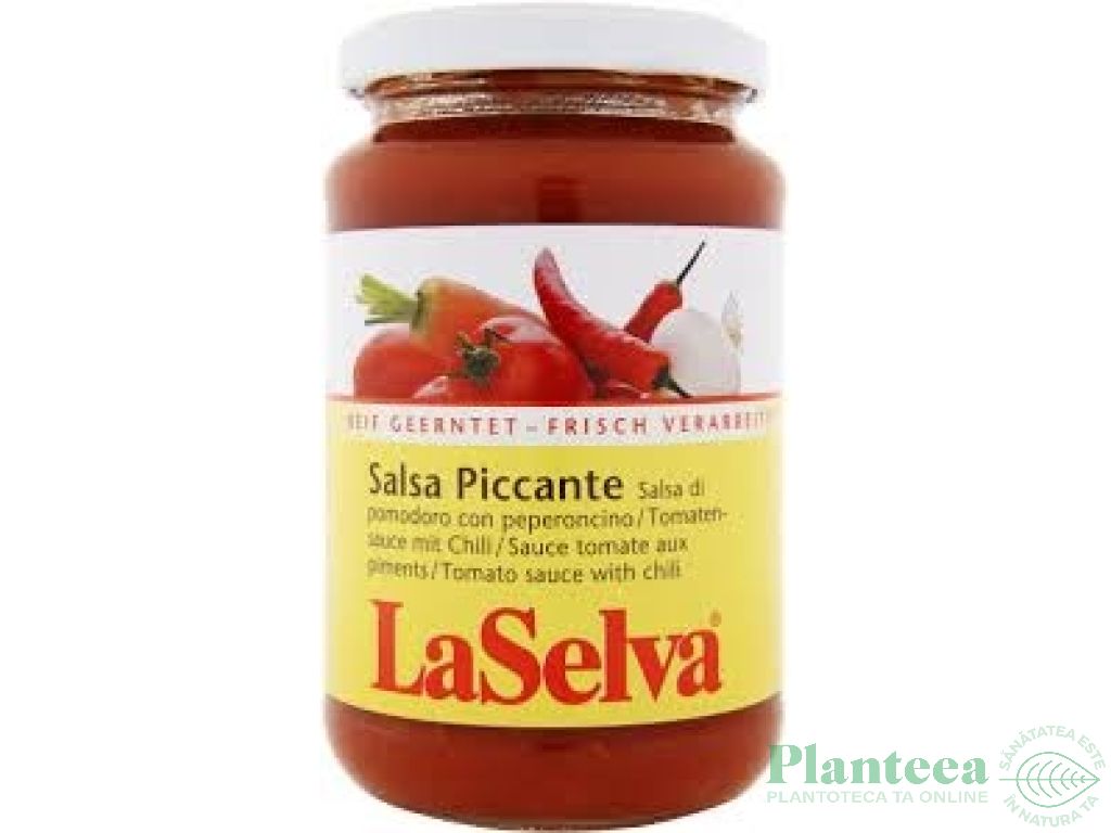 Sos tomat picant pt spaghete 340g - LA SELVA