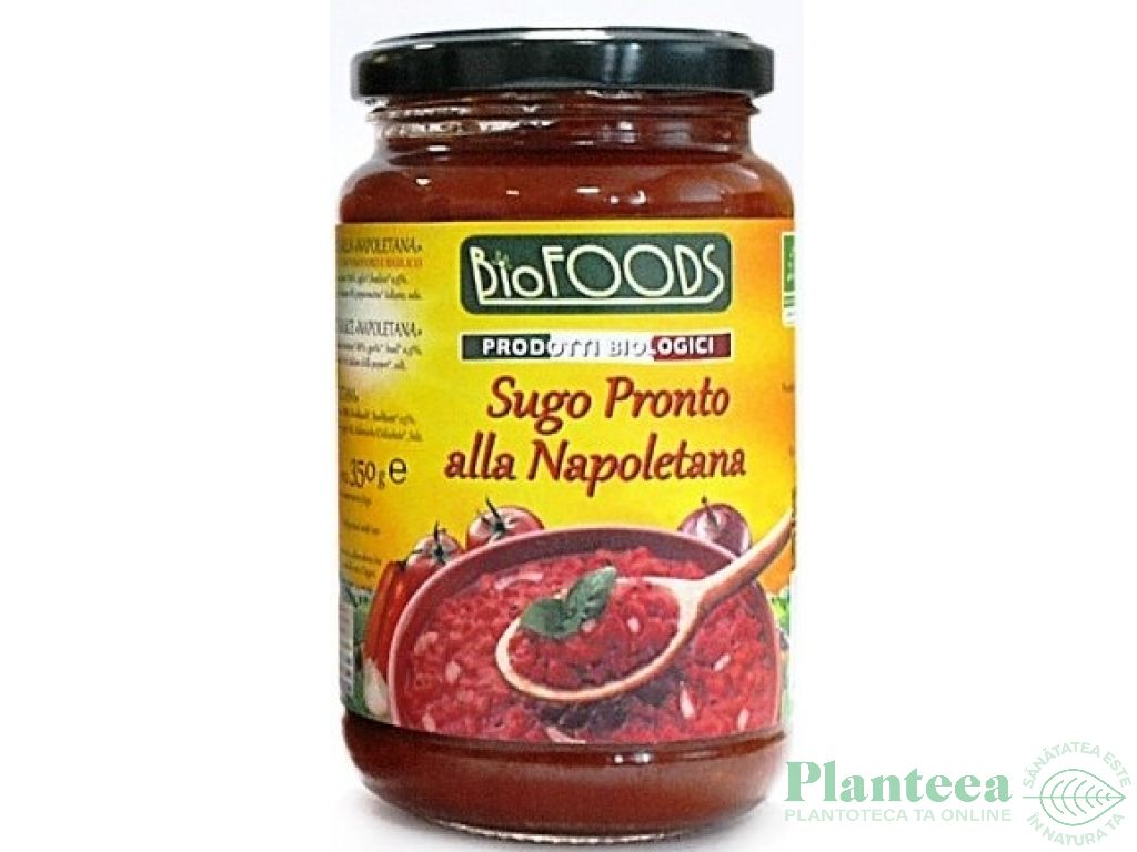 Sos tomat Napoletan eco 350g - BIOFOODS