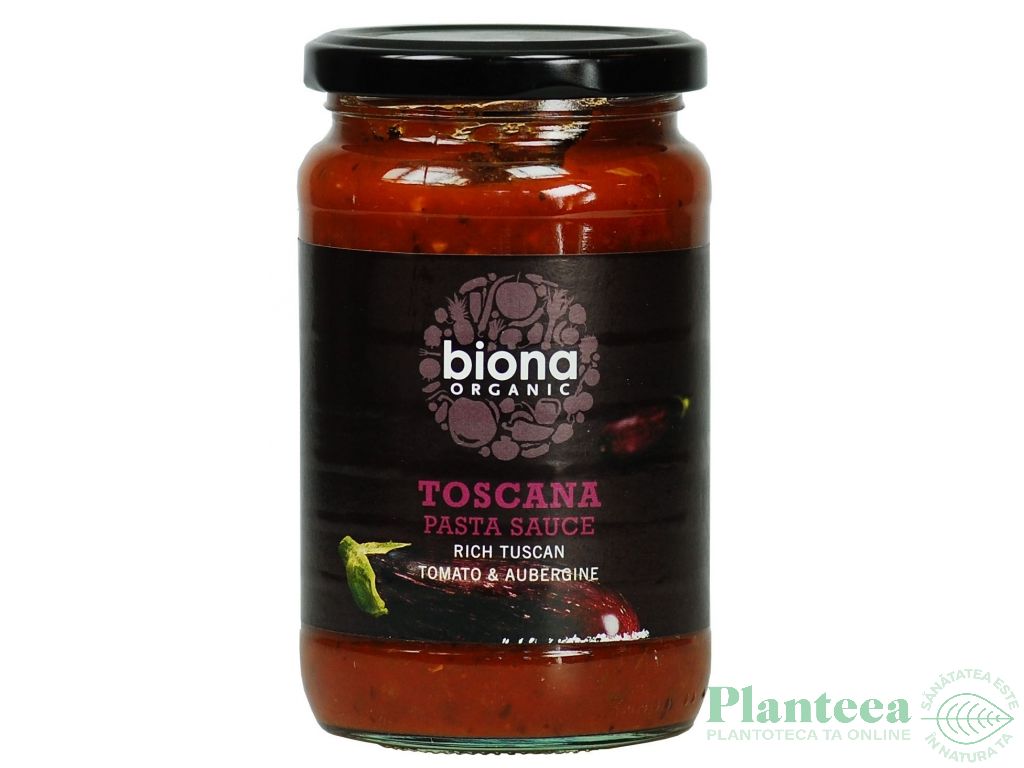 Sos tomat vinete Toscana pt paste 350g - BIONA