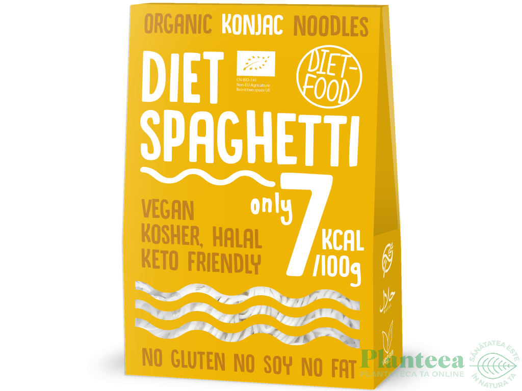 Paste spaghete konjac Shirataki bio 300g - DIET FOOD