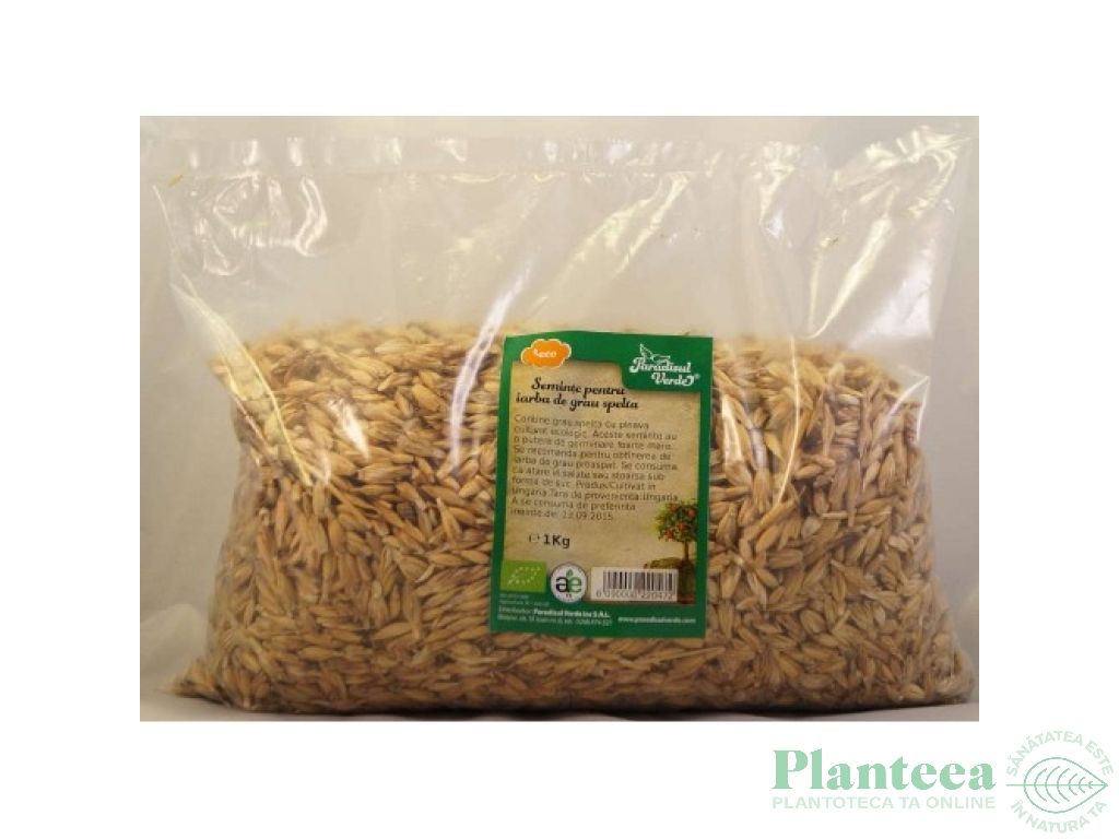 Spelta integrala boabe eco 1kg - PARADISUL VERDE