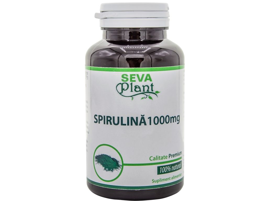 Spirulina 1000mg 100cp - SEVA PLANT