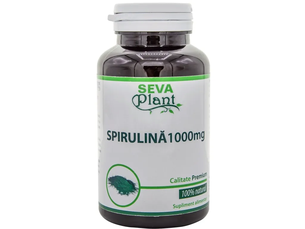 Spirulina 1000mg 100cp - SEVA PLANT