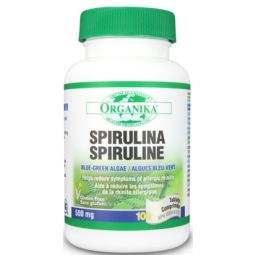 Spirulina 500mg 100cp - ORGANIKA HEALTH