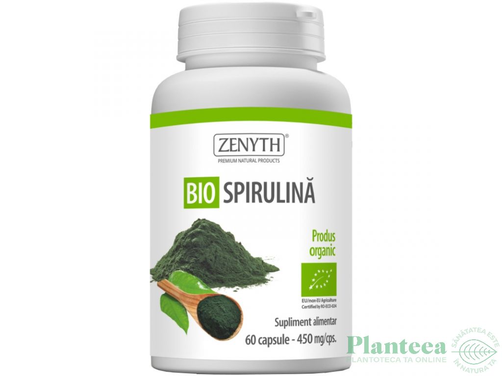 Spirulina bio 450mg 60cps - ZENYTH