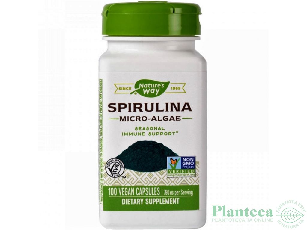 Spirulina 380mg 100cps - NATURES WAY