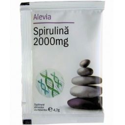 Spirulina 2000mg solubila plic 4,7g - ALEVIA