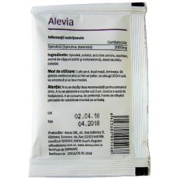 Spirulina 2000mg solubila plic 4,7g - ALEVIA