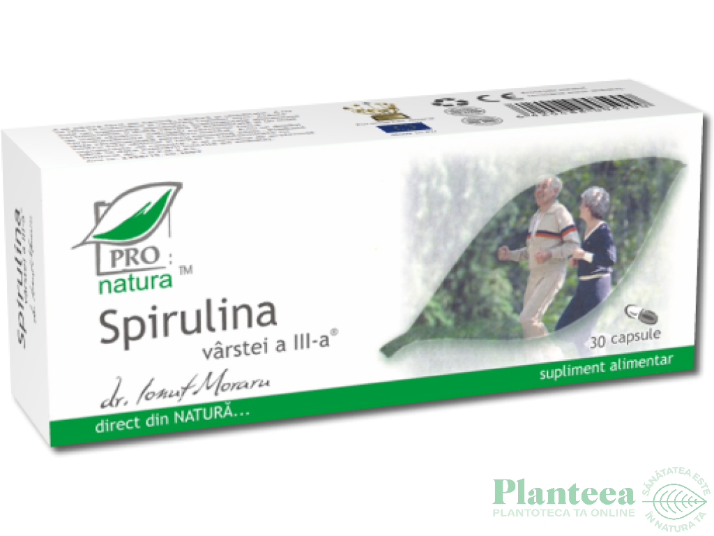 Spirulina varsta a 3a 30cps - MEDICA