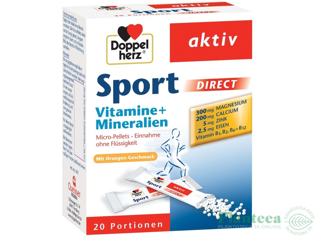 Sport Direct vitamine minerale aktiv 20pl - DOPPEL HERZ