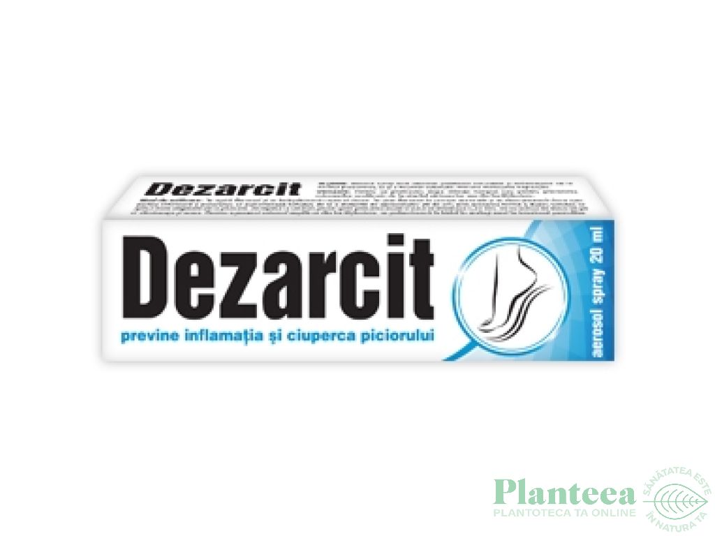 Spray picioare imp ciupercii Dezarcit 20ml - SILVANOLS
