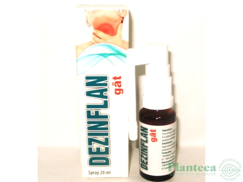 Spray gat Dezinflan 20ml - SILVANOLS