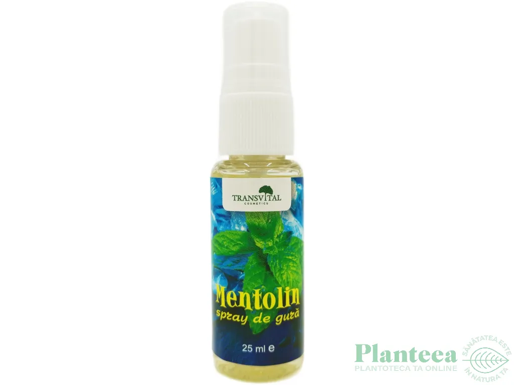 Spray gura Mentolin 25ml - TRANSVITAL