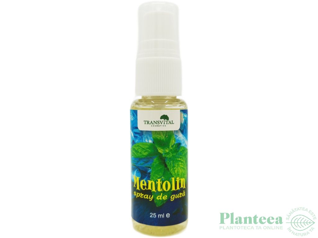 Spray gura Mentolin 25ml - TRANSVITAL