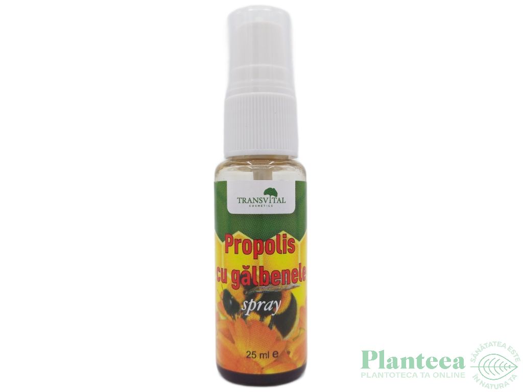 Spray propolis galbenele 25ml - TRANSVITAL